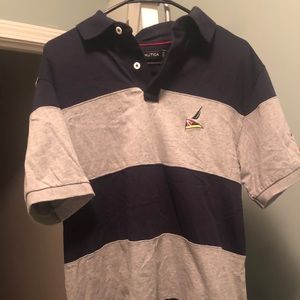 Vintage Nautica Striped Polo